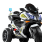 سيكل شرطة للأطفال | دراجة شرطة بتصميم واقعي مع أضواء وصفارات – Kids Police Bike White Police Bike for Kids