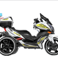 سيكل شرطة للأطفال | دراجة شرطة بتصميم واقعي مع أضواء وصفارات – Kids Police Bike White Police Bike for Kids